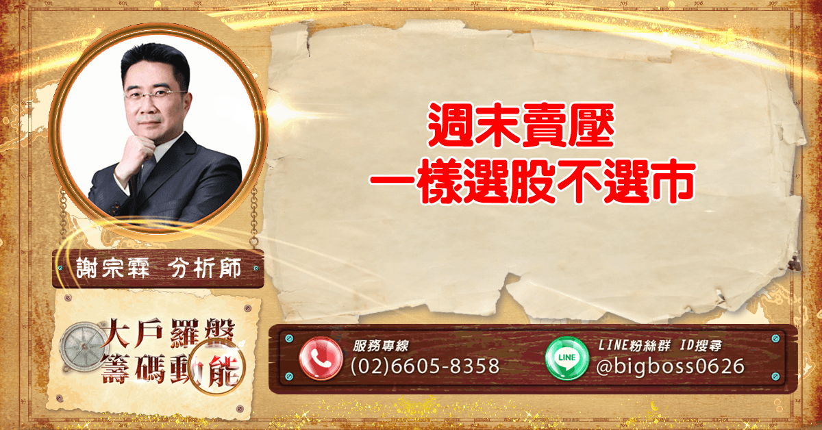 週末賣壓 一樣選股不選市 (圖)