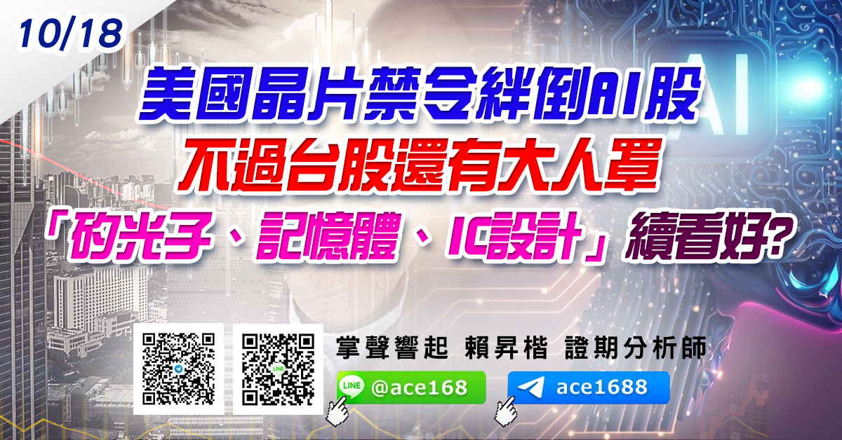 美國晶片禁令絆倒AI股 不過台股還有大人罩 「矽光子、記憶體、IC設計」續看好? (圖)