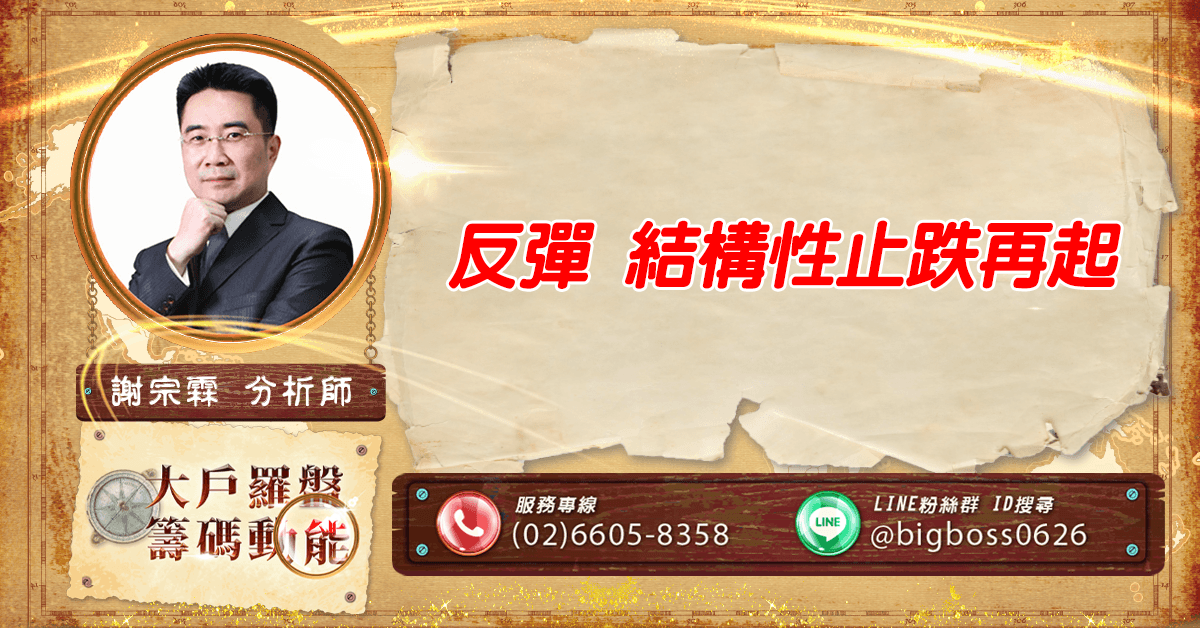 反彈 結構性止跌再起 (圖)