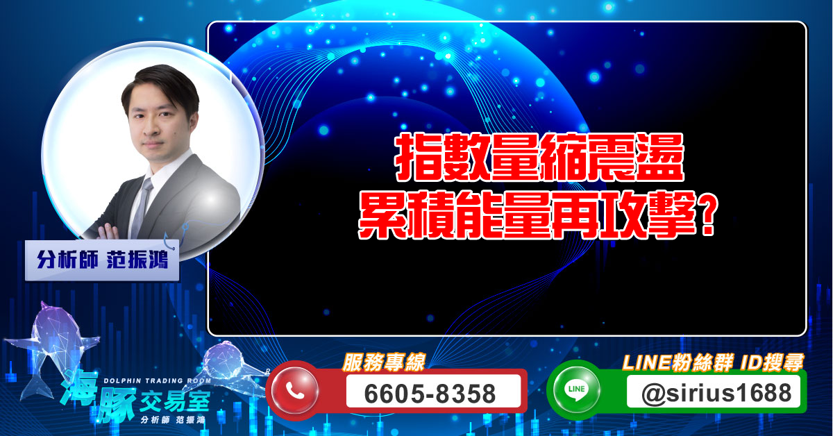 指數量縮震盪 累積能量再攻擊? (圖)