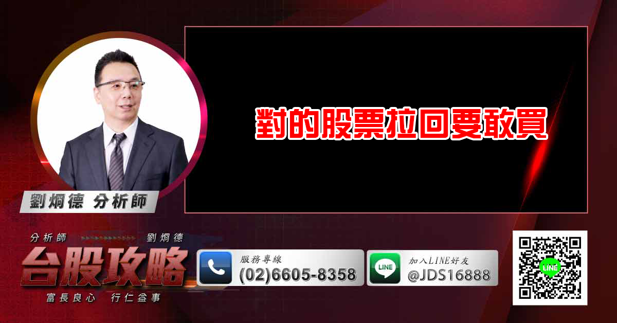 對的股票拉回要敢買 (圖)