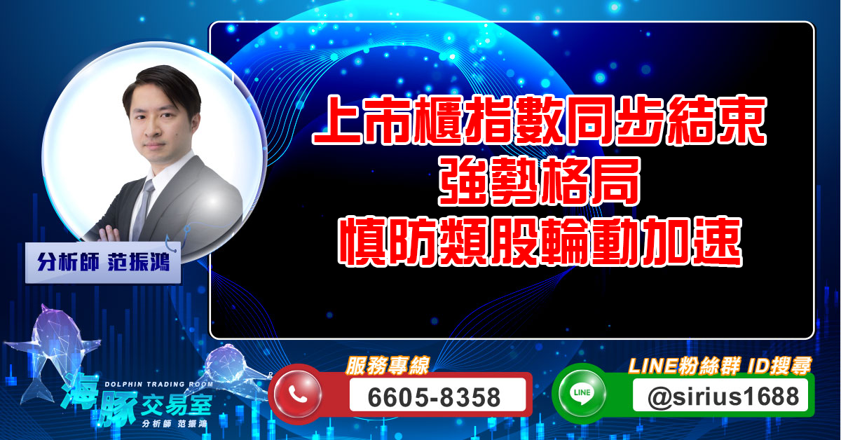 上市櫃指數同步結束強勢格局 慎防類股輪動加速 (圖)