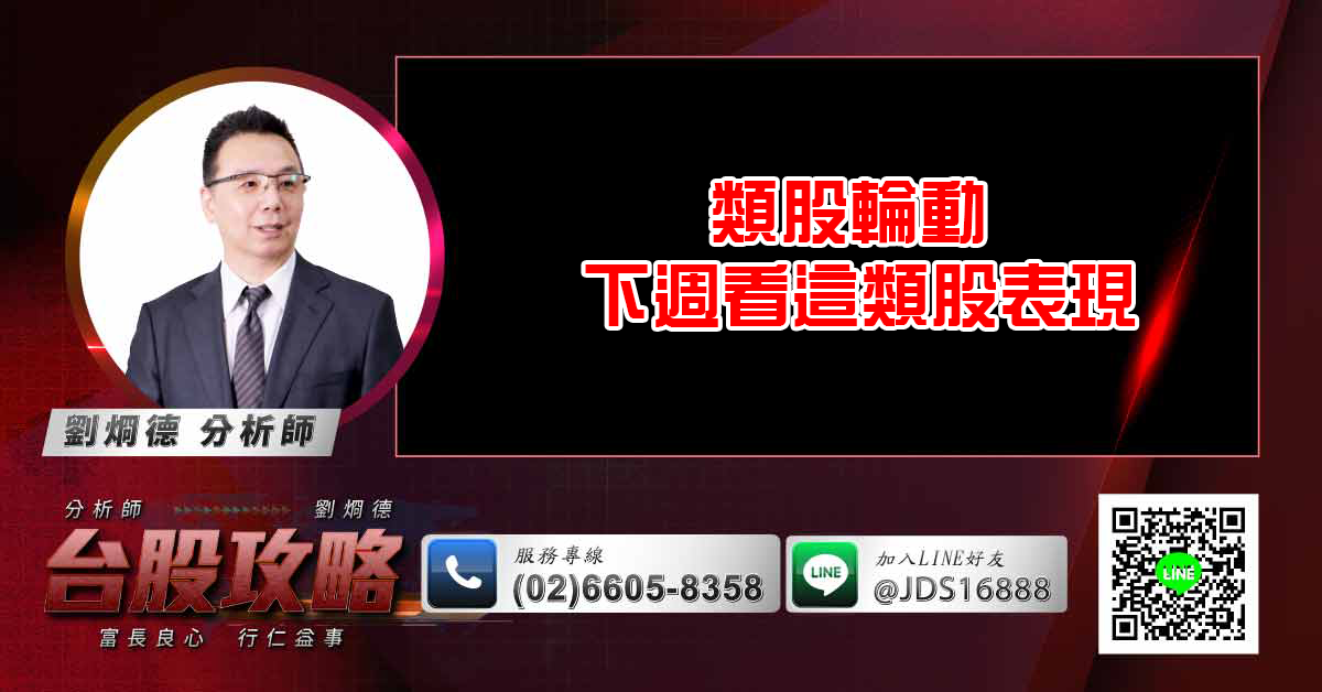 類股輪動 下週看這類股表現 (圖)