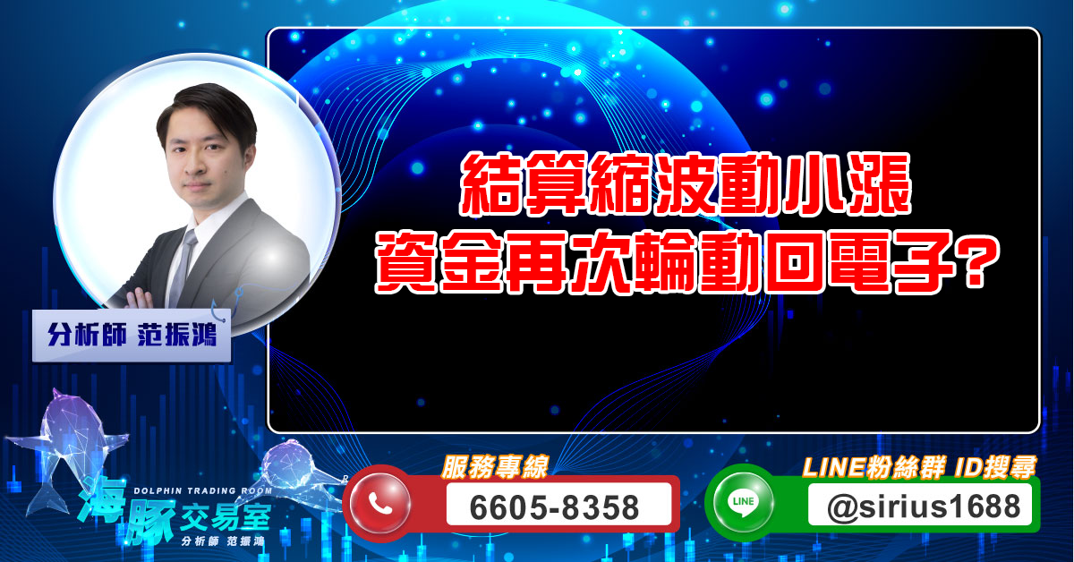 結算縮波動小漲 資金再次輪動回電子? (圖)