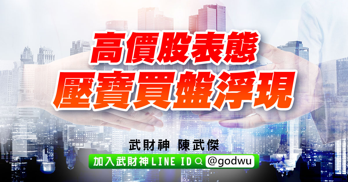 高價股表態、壓寶買盤浮現 (圖)