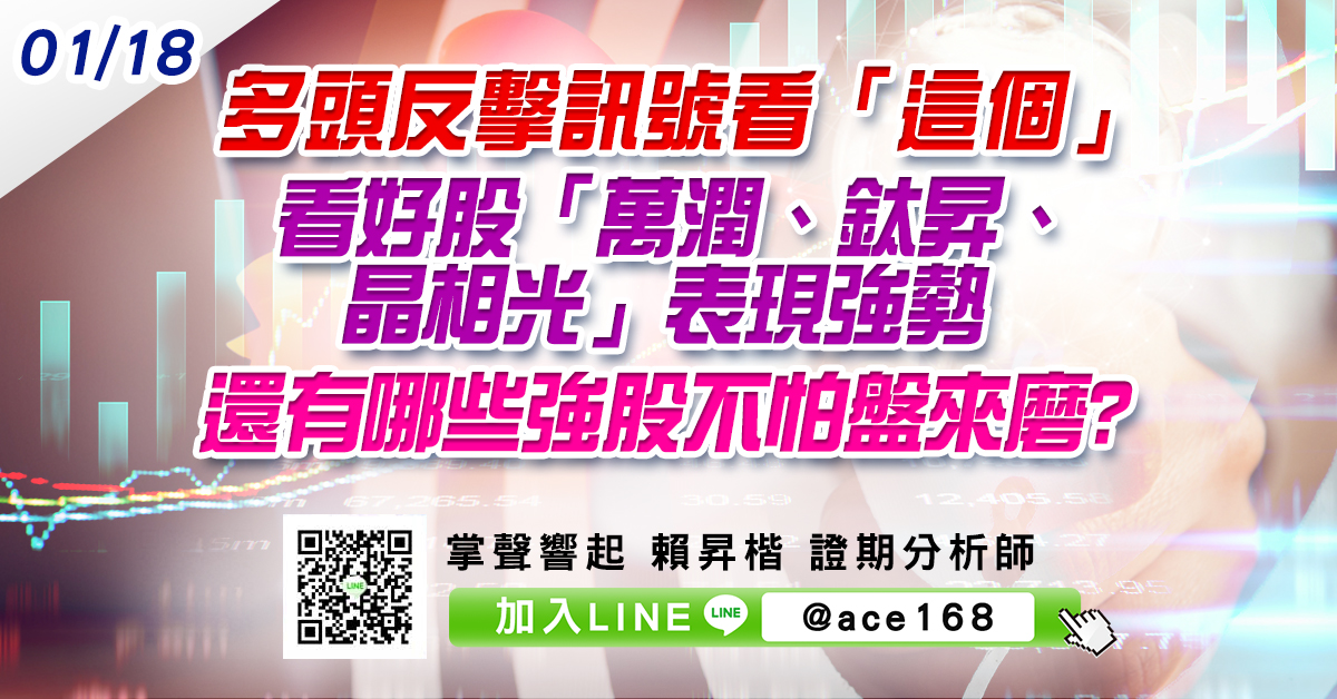 多頭反擊訊號看「這個」 看好股「萬潤、鈦昇、晶相光」表現強勢 還有哪些強股不怕盤來磨? (圖)