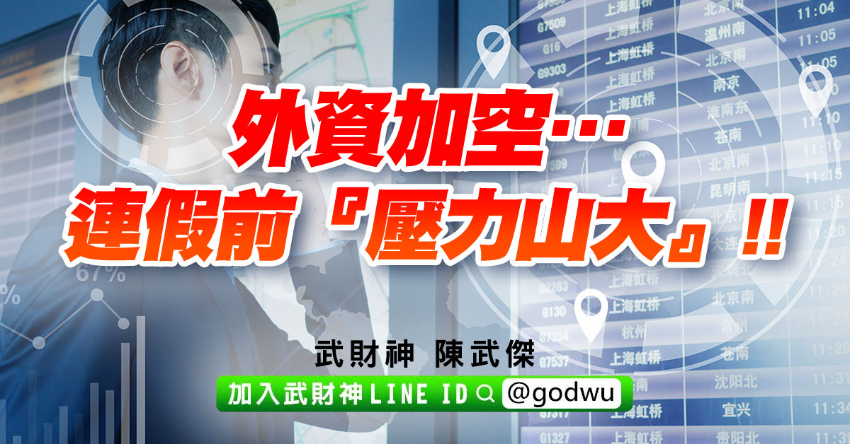外資加空…連假前『壓力山大』!! (圖)