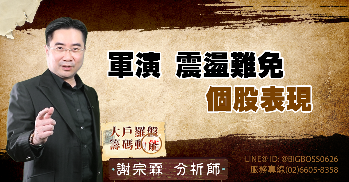 軍演 震盪難免 個股表現 (圖)