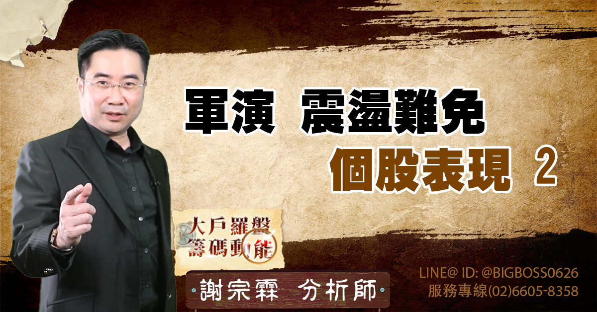 軍演 震盪難免 個股表現2 (圖)
