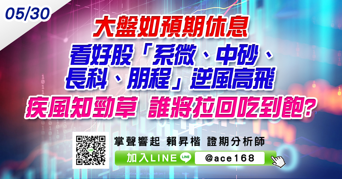 大盤如預期休息 看好股「系微、中砂、長科、朋程」逆風高飛 疾風知勁草 誰將拉回吃到飽? (圖)