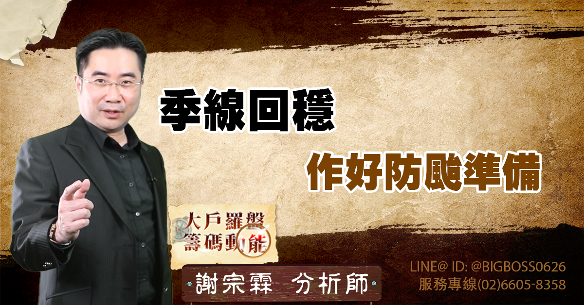 季線回穩 作好防颱準備 (圖)