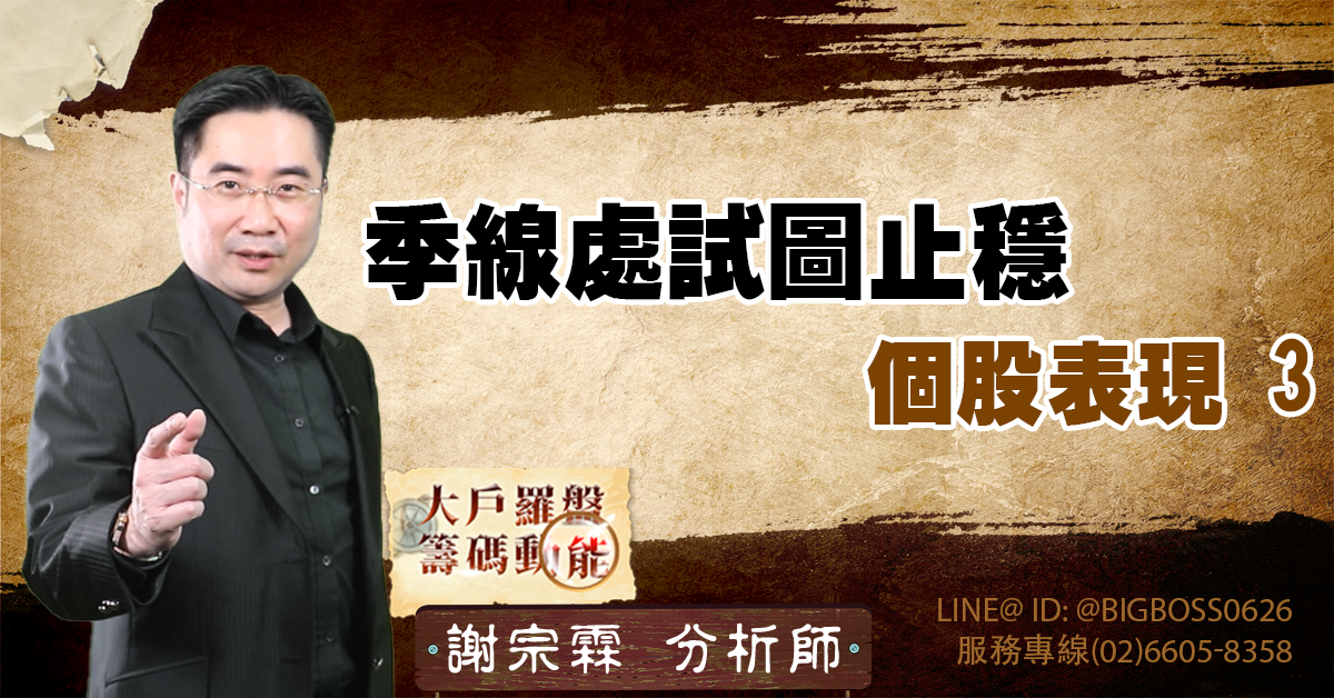 季線處試圖止穩 個股表現3 (圖)