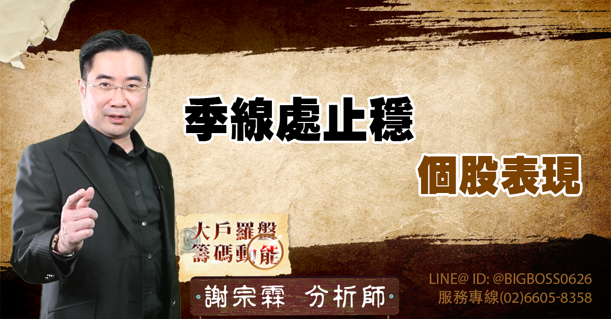 季線處止穩 個股表現 (圖)
