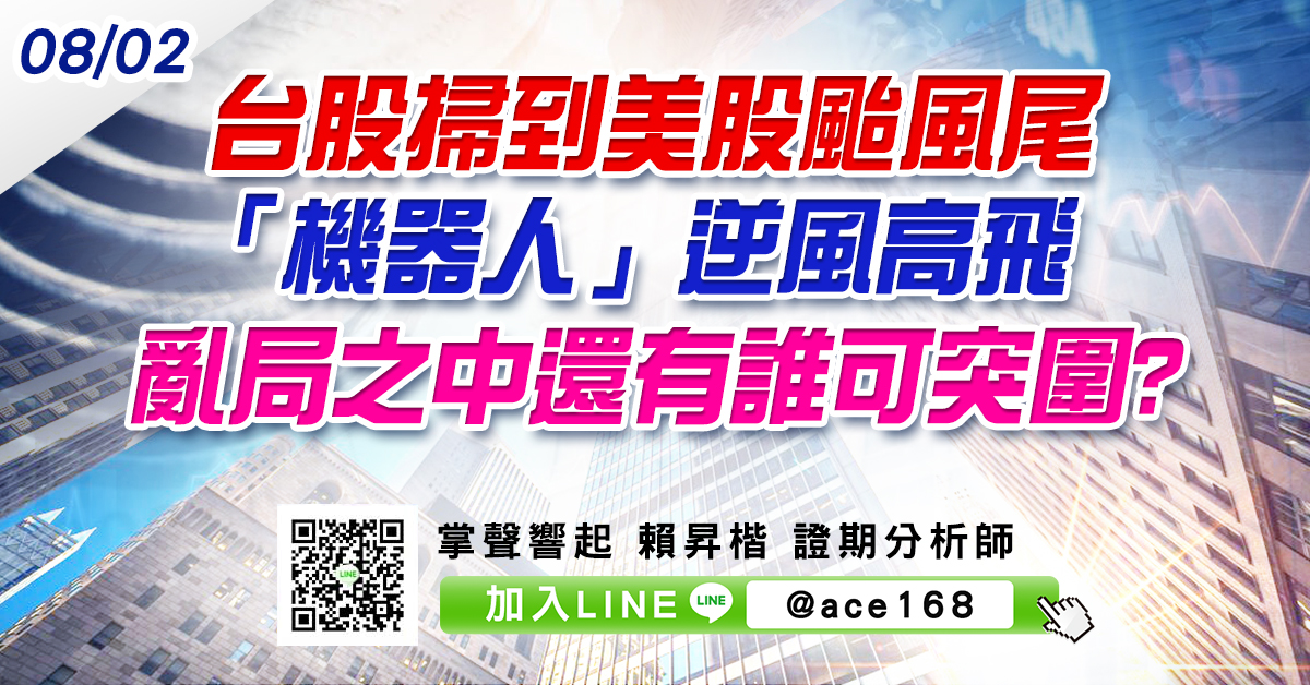 台股掃到美股颱風尾 「機器人」逆風高飛 亂局之中還有誰可突圍? (圖)