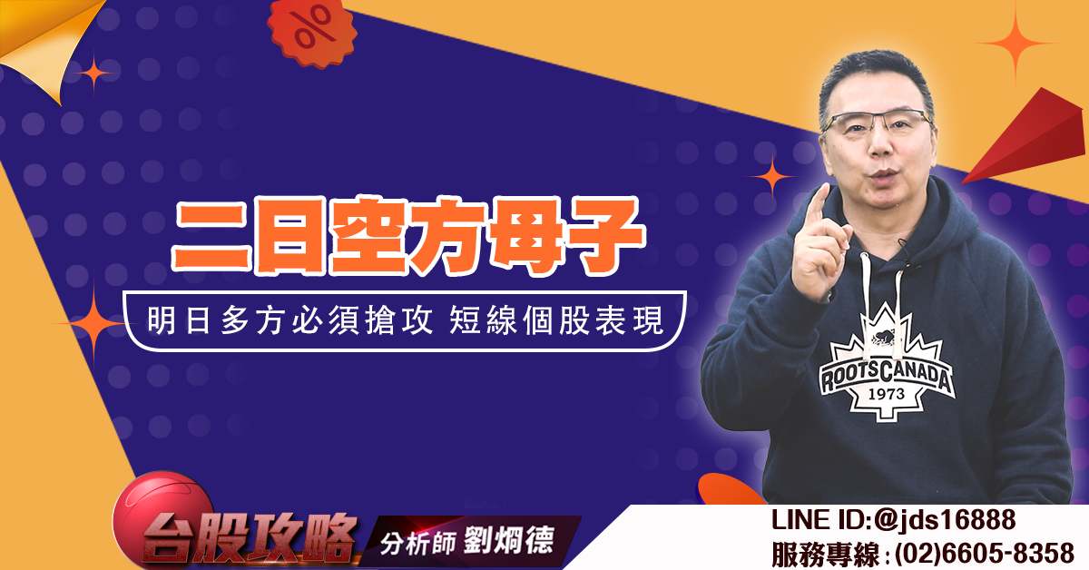 二日空方母子 明日多方必須搶攻 短線個股表現 (圖)