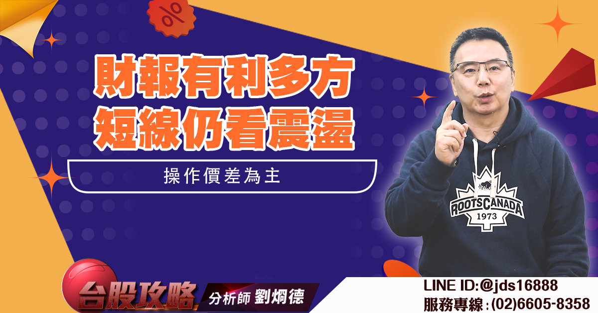 財報有利多方 短線仍看震盪 操作價差為主 (圖)