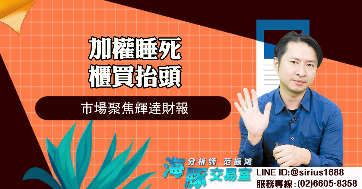 加權睡死,櫃買抬頭 市場聚焦輝達財報 (圖)