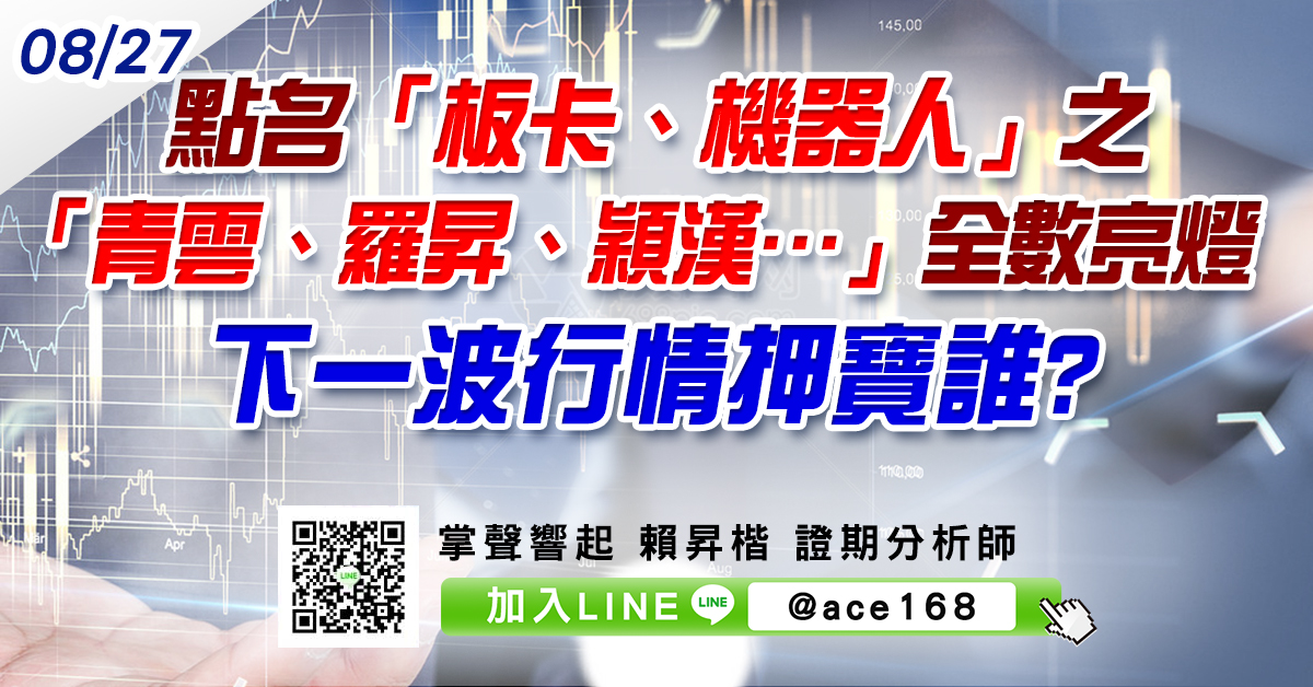 點名「板卡、機器人」之「青雲、羅昇、穎漢…」全數亮燈 下一波行情押寶誰? (圖)