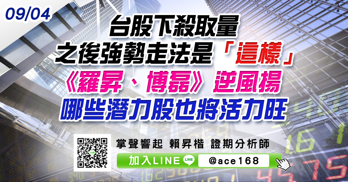 台股下殺取量 之後強勢走法是「這樣」 《羅昇、博磊》逆風揚 哪些潛力股也將活力旺? (圖)