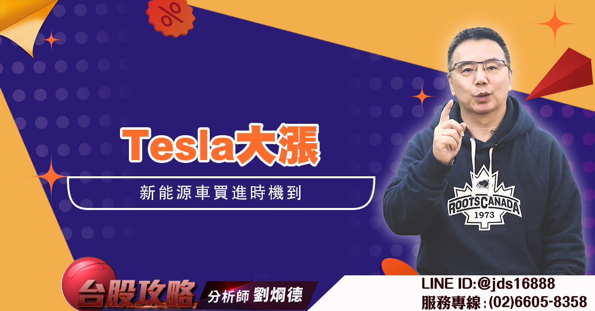 Tesla大漲 新能源車買進時機到 (圖)