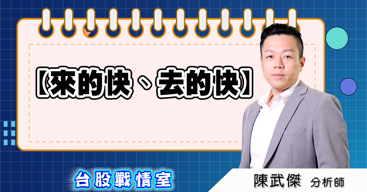 盤後分析【來的快、去的快】 (圖)