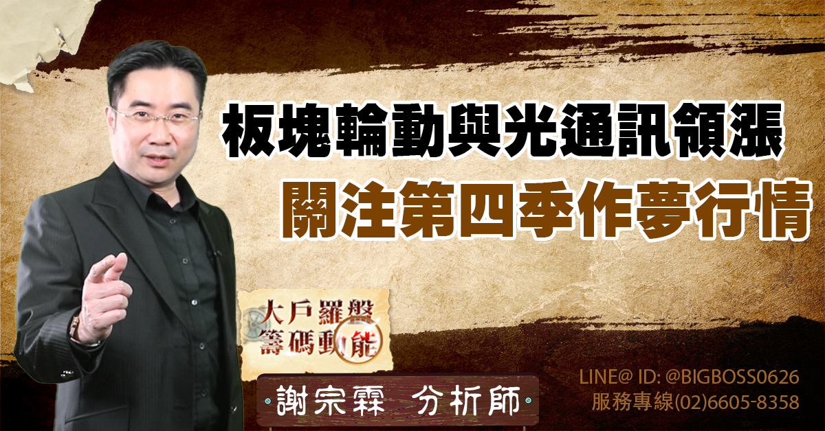 板塊輪動與光通訊領漲,關注第四季作夢行情 (圖)
