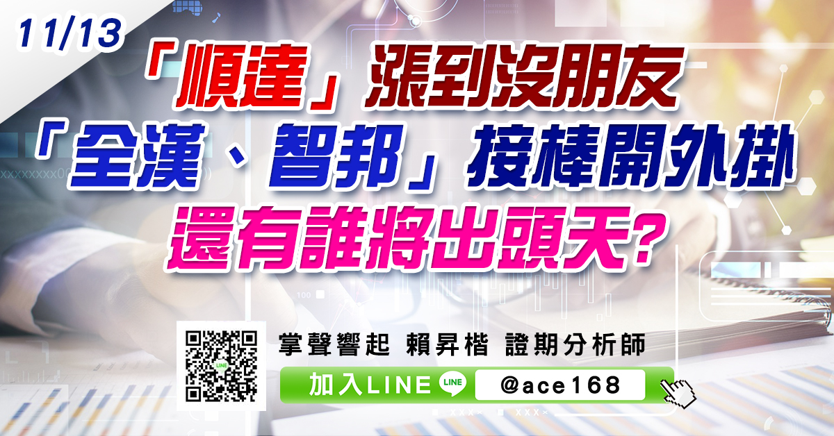「順達」漲到沒朋友 「全漢、智邦」接棒開外掛 還有誰將出頭天? (圖)