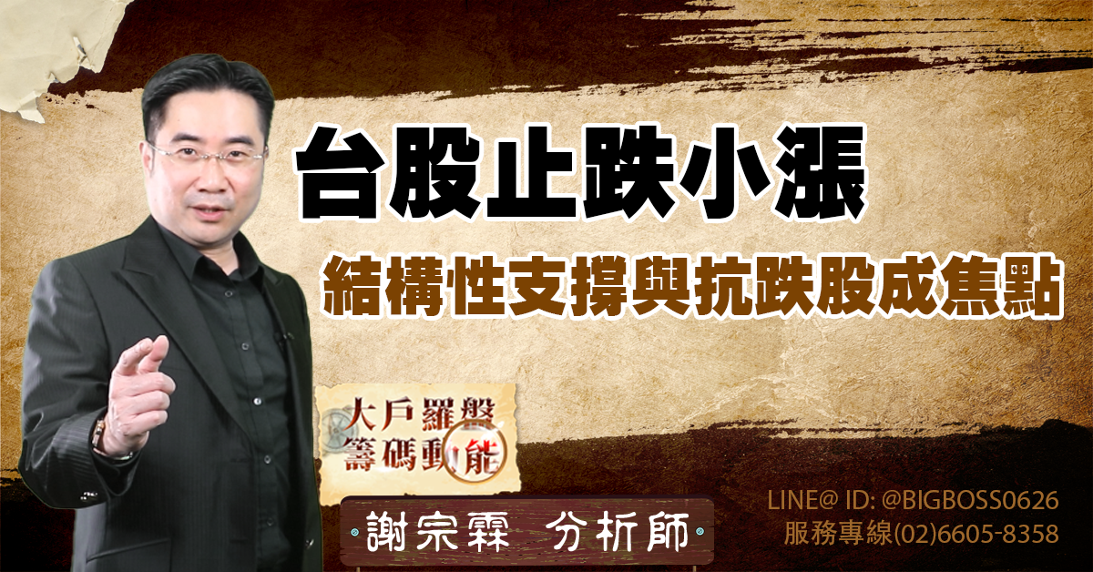 台股止跌小漲，結構性支撐與抗跌股成焦點 (圖)