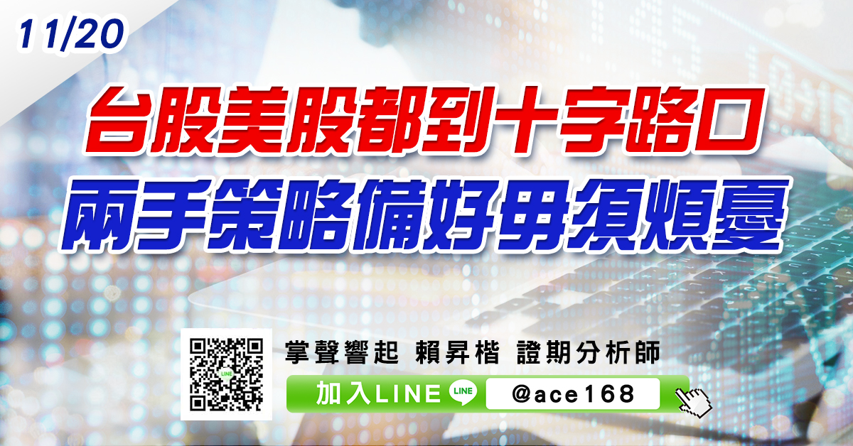 台股美股都到十字路口 兩手策略備好毋須煩憂 (圖)