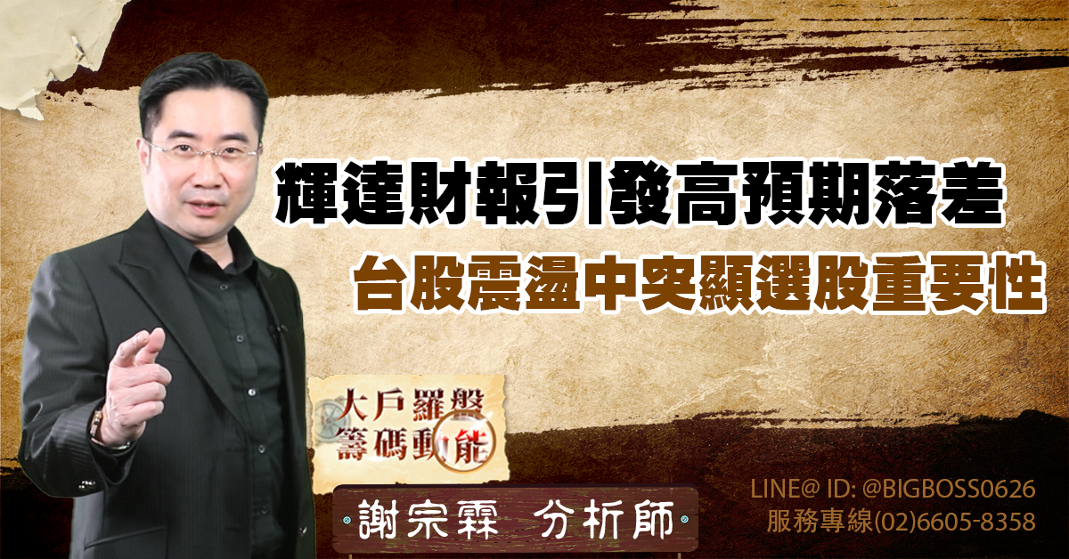 輝達財報引發高預期落差，台股震盪中突顯選股重要性 (圖)