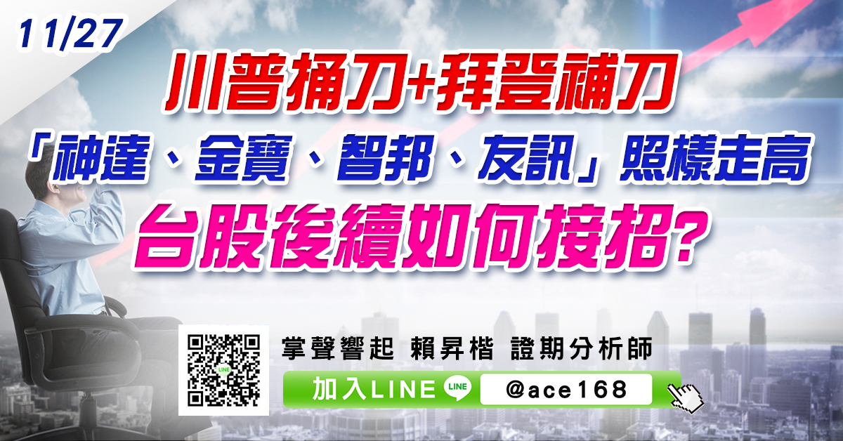 川普捅刀+拜登補刀　「神達、金寶、智邦、友訊」照樣走高 台股後續如何接招? (圖)