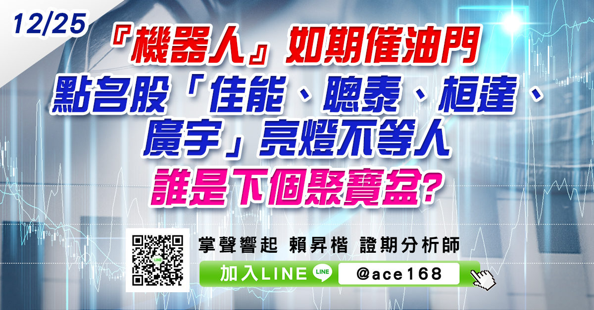 『機器人』如期催油門 點名股「佳能、聰泰、桓達、廣宇」亮燈不等人 誰是下個聚寶盆? (圖)