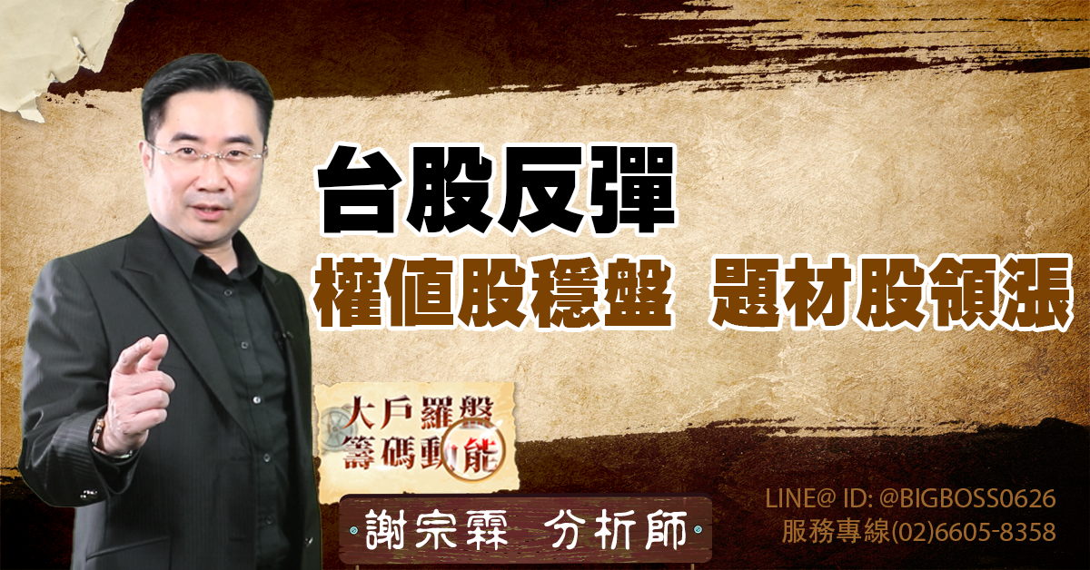 台股反彈：權值股穩盤 題材股領漲 (圖)