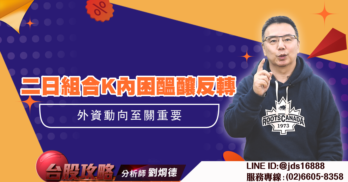 二日組合K內困醞釀反轉 外資動向至關重要 (圖)