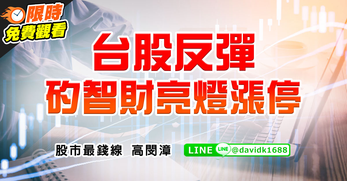 台股反彈，矽智財亮燈漲停