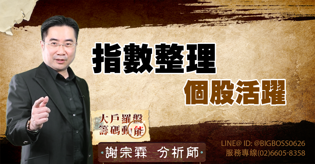 指數整理 個股活躍 (圖)