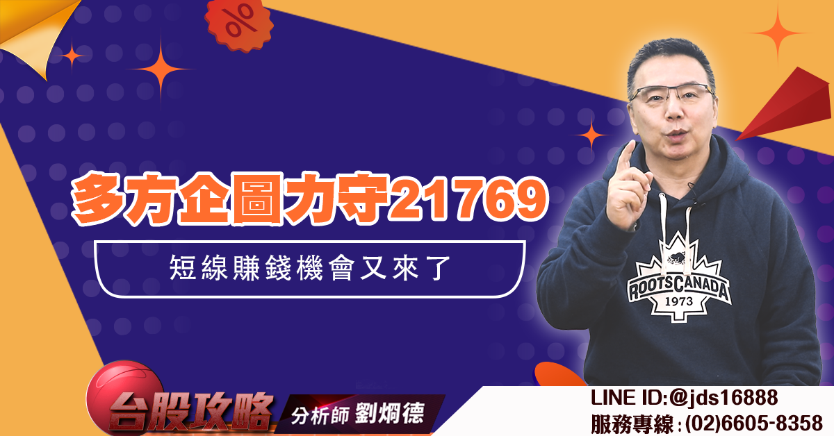 多方企圖力守21769 短線賺錢機會又來了 (圖)