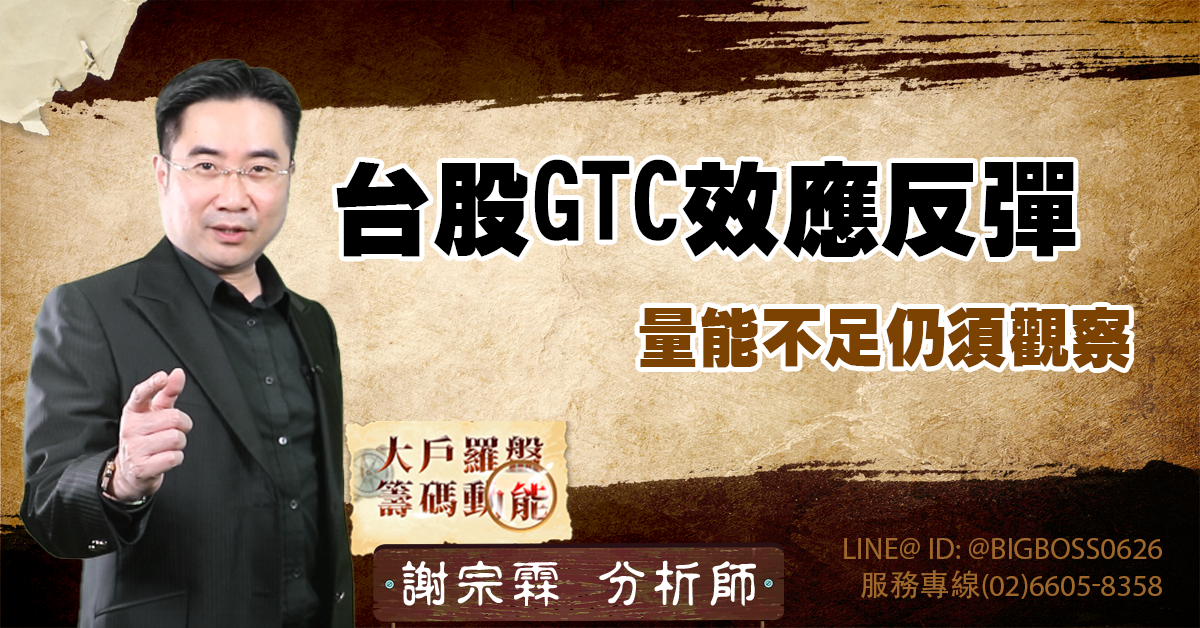 台股GTC效應反彈,量能不足仍須觀察 (圖)