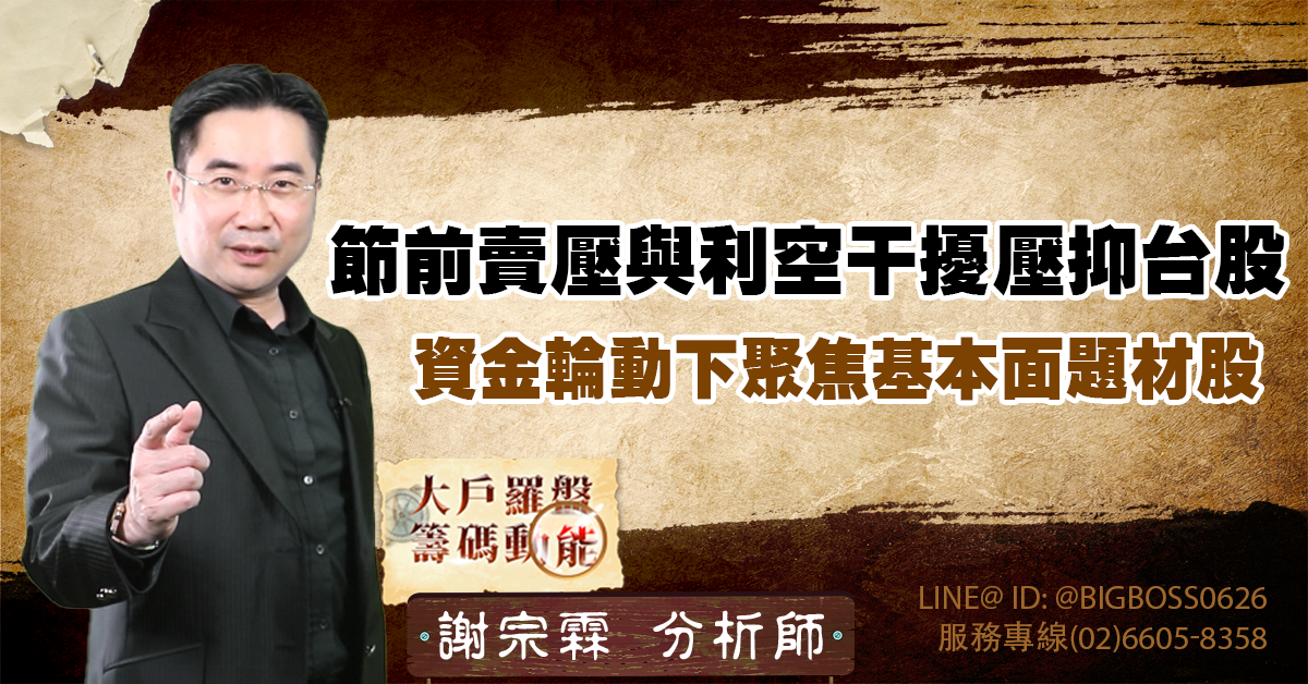 節前賣壓與利空干擾壓抑台股,資金輪動下聚焦基本面題材股 (圖)