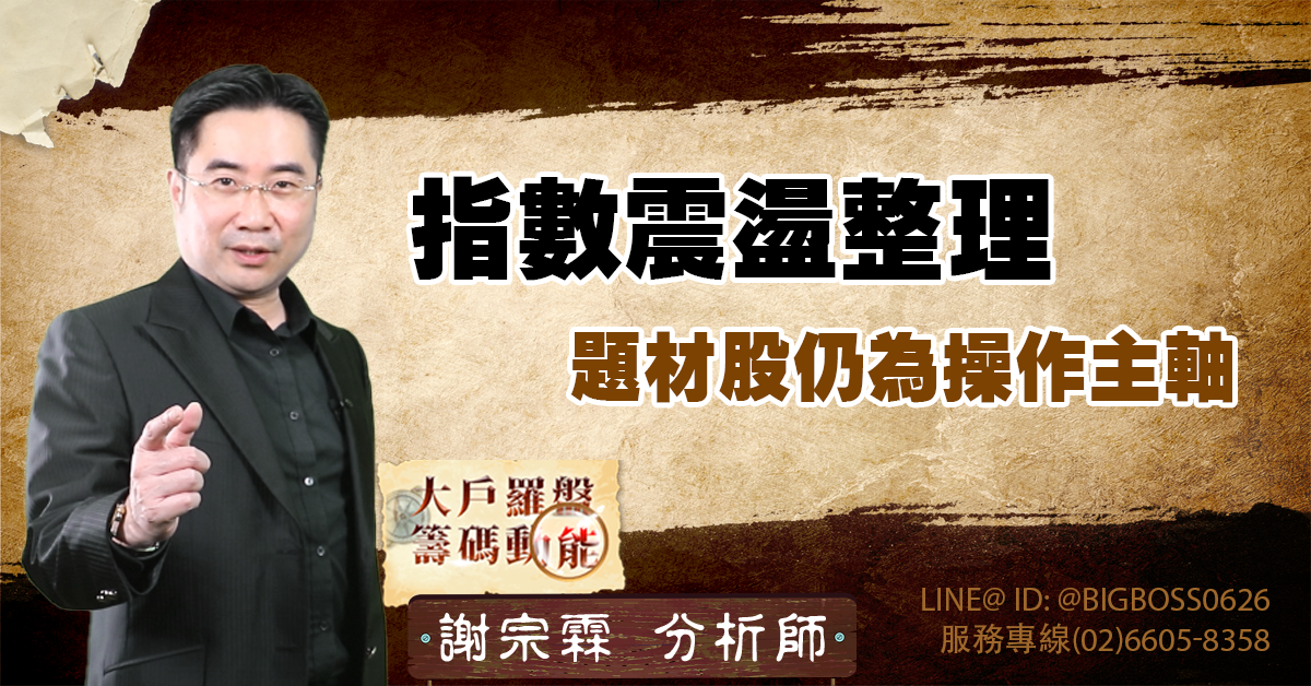指數震盪整理,題材股仍為操作主軸 (圖)