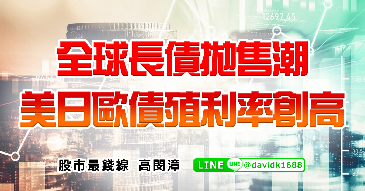 全球長債拋售潮，美日歐債殖利率創高 (圖)