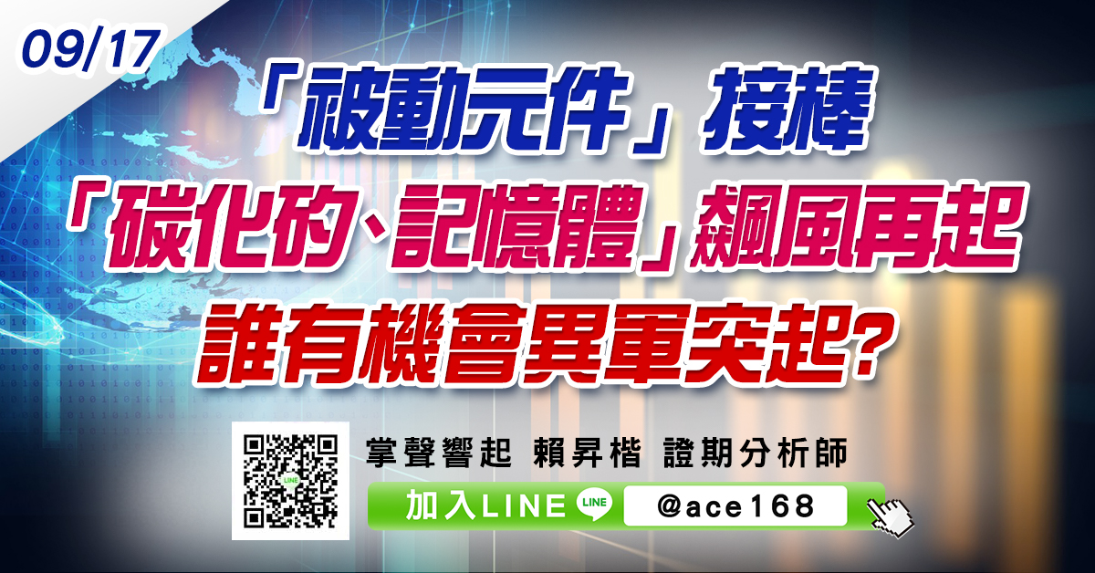 「被動元件」接棒「碳化矽、記憶體」飆風再起 誰有機會異軍突起? (圖)