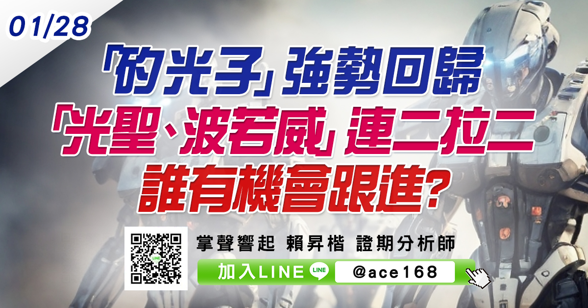 「矽光子」強勢回歸 「光聖、波若威」連二拉二 誰有機會跟進? (圖)