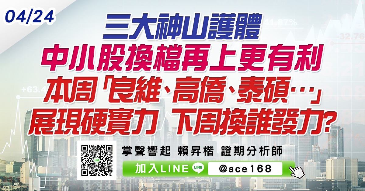 三大神山護體 中小股換檔再上更有利 本周「良維、高僑、泰碩…」展現硬實力 下周換誰發力? (圖)