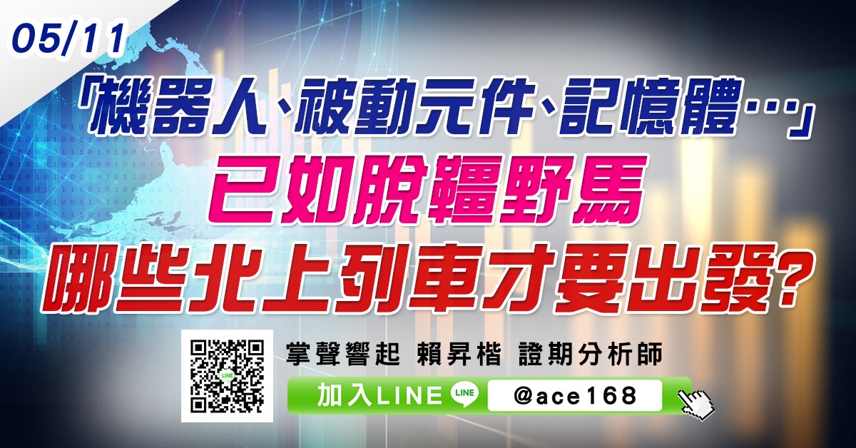 「機器人、被動元件、記憶體…」已如脫韁野馬 哪些北上列車才要出發? (圖)