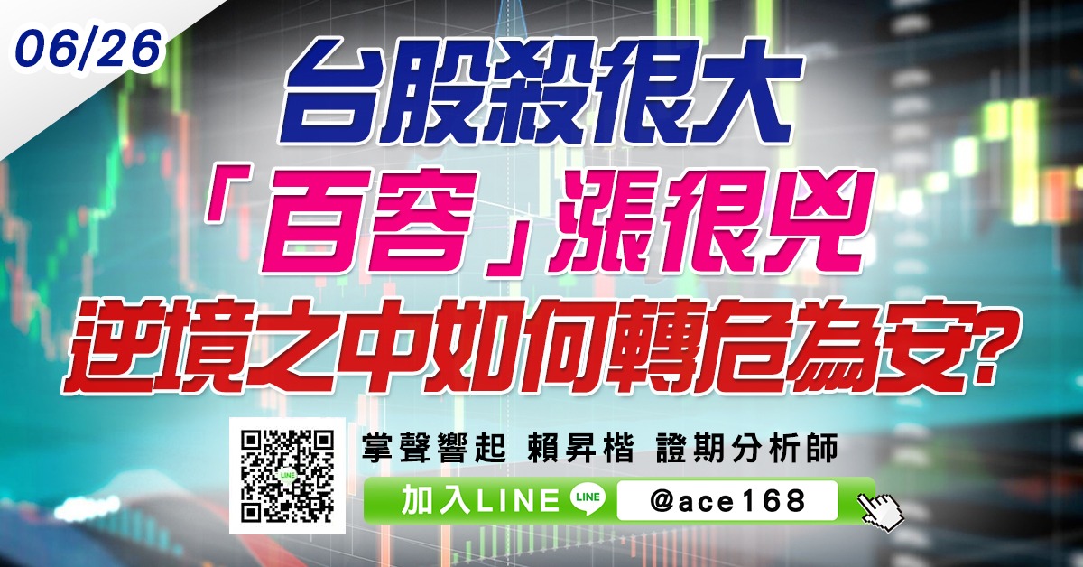 台股殺很大 「百容」漲很兇 逆境之中如何轉危為安? (圖)