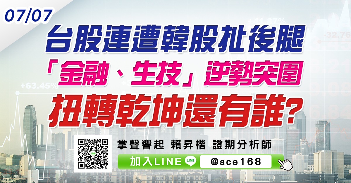 台股連遭韓股扯後腿 「金融、生技」逆勢突圍 扭轉乾坤還有誰? (圖)
