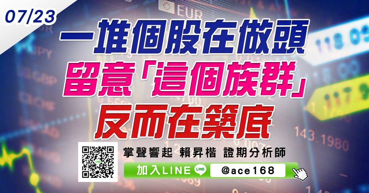 一堆個股在做頭 留意「這個族群」反而在築底 (圖)